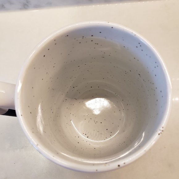 Sheffield Homes Blue White Ombre 18oz Coffee Tea Mug Cup with Inspire Quote - Picture 2 of 4